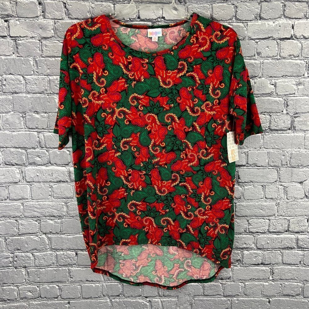 LuLaRoe Women's size XS Irma Shirt Tunic Paisley NWT